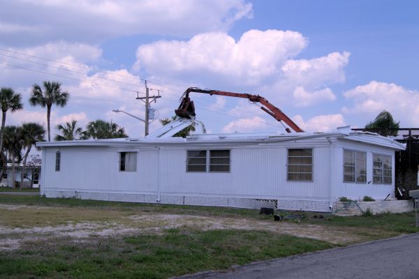 Mobile Home Demolition in Estero